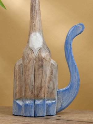 Сувенир "Коварный кот" дерево 23х6х60 см