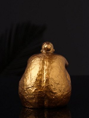 Фигурка гипс «Дама», 9x8x8 см, под бронзу