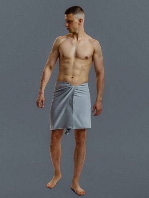 Полотенце из микрофибры ONLYTOP, 50х120 см, цвет серый