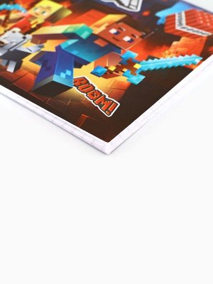 Блокнот 10x10 см, 16 л. «Пиксели» МИКС