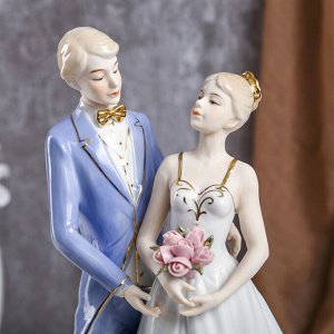 Сувенир керамика "Жених и невеста" 36х21х16 см