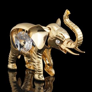 Сувенир «Слонёнок», 6*2,7*5 см, с кристаллами Сваровски