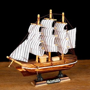 Корабль сувенирный малый «Акару», 20 x 4,5 x 19 см