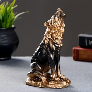 Фигура "Волк" бронза 18см