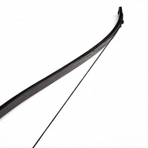 Сувенирное оружие "Лук фигурный", 170 см, деревянное, взрослый, черный, массив ясеня