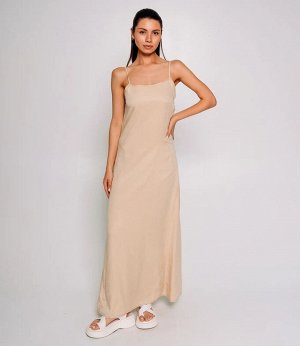 Сарафан #КТ9022, бежевый