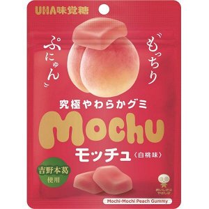 UHA Motchu – мармеладки со вкусом белого персика