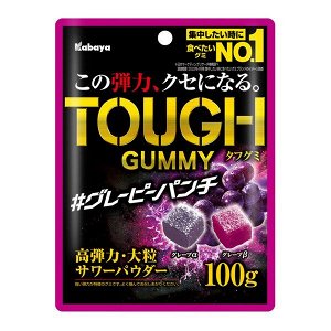 Kabaya Tough Gummy – мармелад "Грейпи Панч"