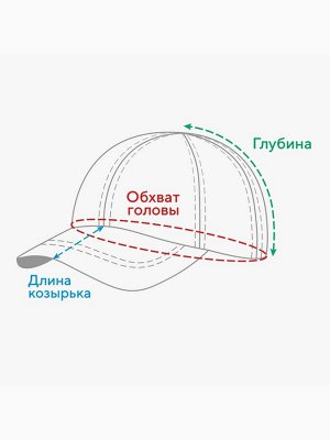 Бейсболка мужская с надписями MINAKU, размер 56-58, 100% хлопок, чёрная