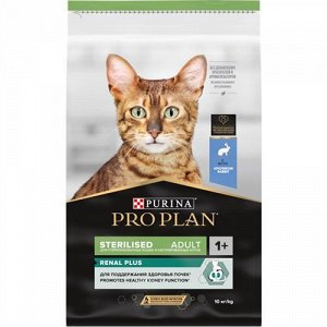Pro Plan для кошек Sterilised Renal Plus для кастрированных и стерилизованных Кролик 10кг