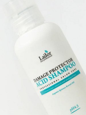Lador Шампунь с аргановым маслом для повреждённых волос / Damaged Protector Acid Shampoo, 150 мл