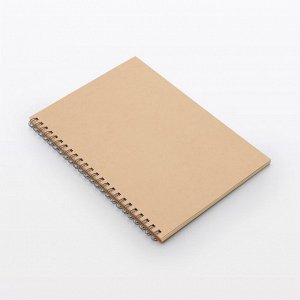MUJI Craft Desk Notebook (Schedule) Monthly – ежемесячный планер в крафтовой обложке