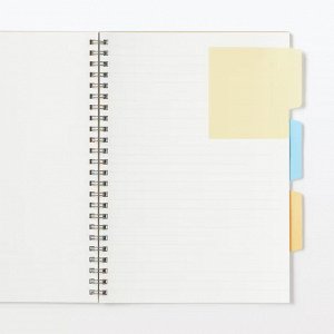 MUJI Multi-Color Index Sticky Notes – стикеры-индексы в трёх цветах, 73×71 мм, по 20 штук