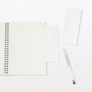 MUJI Checklist Sticky Notes – стикеры-чеклисты, 150×60 мм, 30 штук