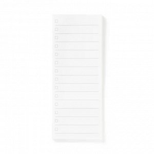 MUJI Checklist Sticky Notes – стикеры-чеклисты, 150×60 мм, 30 штук