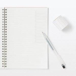 MUJI Perforated Roll Sticky Notes - рулонные стикеры с перфорацией, примерно 40 мм шириной и 3 метра длиной