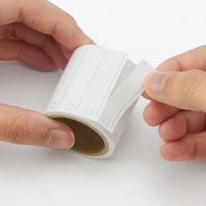MUJI Perforated Roll Sticky Notes - рулонные стикеры с перфорацией, примерно 40 мм шириной и 3 метра длиной