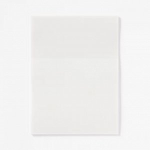 MUJI Transparent Sticky Notes – прозрачные стикеры для заметок, 70×95 мм, 20 штук