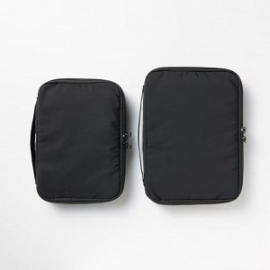 MUJI Planner Cover with Removable Pen Case – обложка для ежедневника с отсоединяемым пеналом, чёрная, формат B6