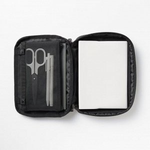 MUJI Planner Cover with Removable Pen Case – обложка для ежедневника с отсоединяемым пеналом, чёрная, формат B6