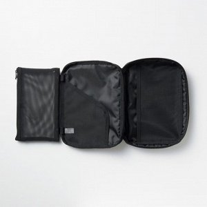 MUJI Planner Cover with Removable Pen Case – обложка для ежедневника с отсоединяемым пеналом, чёрная, формат B6