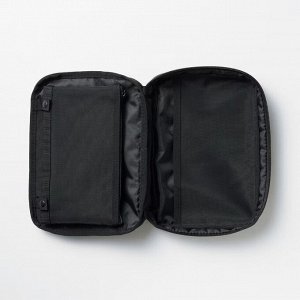 MUJI Planner Cover with Removable Pen Case – обложка для ежедневника с отсоединяемым пеналом, чёрная, формат B6
