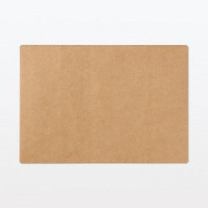 MUJI Jeans Label Notebook Cover  – обложка для блокнота из материала джинсовой бирки, формат A5, коричневая