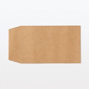 MUJI Jeans Label Book Cover – обложка из материала джинсовой бирки для книг и записных книжек небольшого формата, коричневая