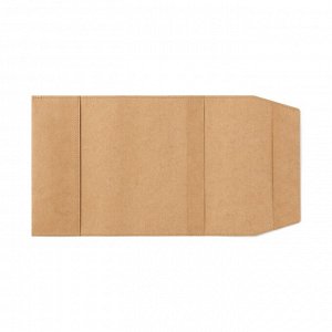 MUJI Jeans Label Book Cover – обложка из материала джинсовой бирки для книг и записных книжек небольшого формата, коричневая