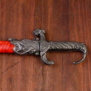 Сувенирный нож. 23 см рукоять в форме дракона