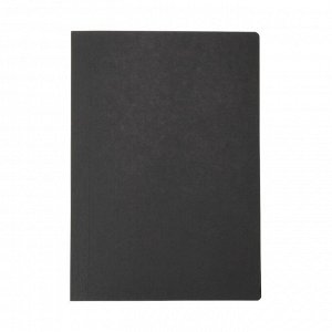 MUJI Premium Paper Flat-Open Notebook – тетрадь A5, 80 листов, линейка 7 мм, чёрная обложка, из высококачественной бумаги