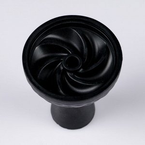 Чаша силиконовая, фанел, черная, 8х8х9.5 см