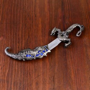 Сувенирный нож. 24.5 см резные ножны. дракон на рукояти