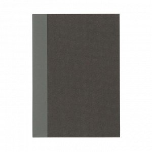 MUJI Notebook A6 – тетрадь A6, 30 листов, в клетку 5 мм, тёмно-серая обложка