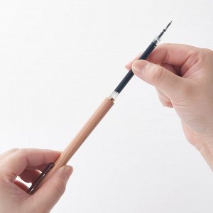 MUJI Wooden Knock-Type Pen Body – корпус шариковой автоматической ручки из натурального дерева