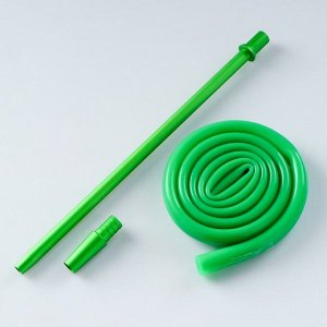Мундштук и шланг, шланг 120 см, внутренний d=12 мм, зеленый