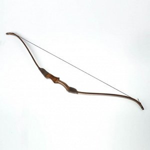 Сувенирное деревянное оружие "Лук фигурный", взрослый, коричневый, массив ясеня, 120 см