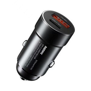 Зарядное устройство в прикуриватель Remax Tangee Multi-Compatible Car Charger, 12/24В, 1xUSB (5В, 3А), 1xUSB Type-C (5В, 3А), арт. RCC361