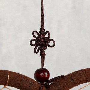 Музыка ветра «Сердце с сердечками», металл, 4 трубки, 5 колокольчиков, d=17 см, длина 65 см