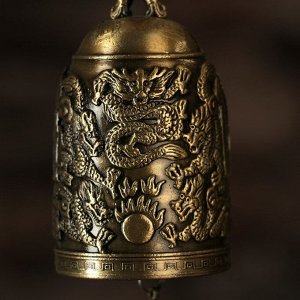Колокольчик металл "Царство драконов" 14х5,5х5,5 см