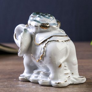 Нэцкэ "Слон с жабой на спине" 7,5х9,5х8 см