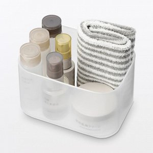 MUJI Polypropylene Makeup Box 1/2 - контейнер для мелочей, половинная ширина