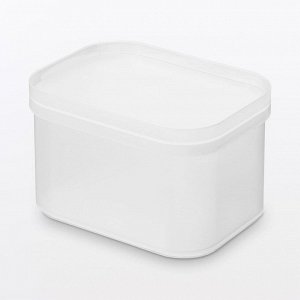 MUJI Polypropylene Makeup Box 1/2 - контейнер для мелочей, половинная ширина