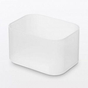 MUJI Polypropylene Makeup Box 1/2 - контейнер для мелочей, половинная ширина