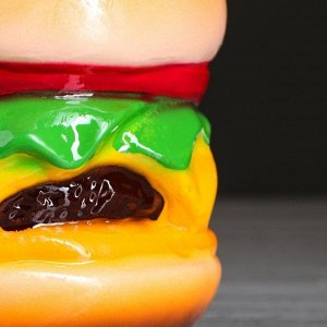 Копилка "Гамбургер", разноцветная, керамика, 17 см