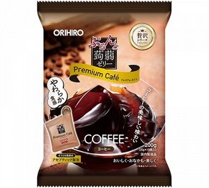 Премиальное желе из конняку с кофе ORIHIRO Purunto Konnyaku Jelly Premium Cafe Coffee