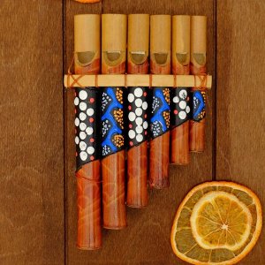 Музыкальный инструмент Флейта Пана 1,5х15х8,5 см МИКС