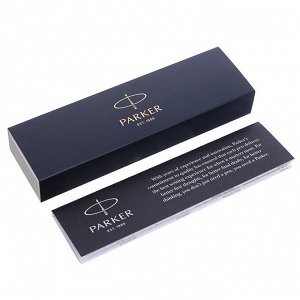 Ручка перьевая Parker Jotter Core F63 Bond Street Black CT M, корпус из нержавеющей стали