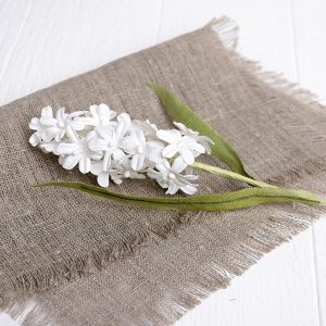 Искусственный цветок "Карликовое соцветие имбиря" белый 33 см
