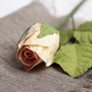 Искусственный цветок "Роза" нежно-розовая 40 см